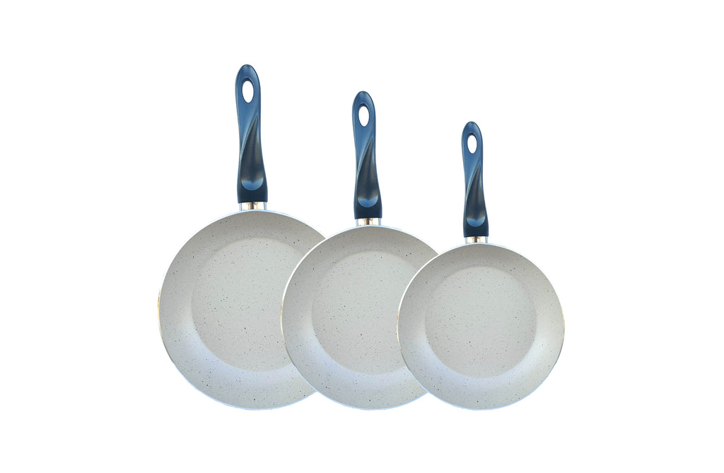 3-Piece Everyday Pan Set Electric Blue